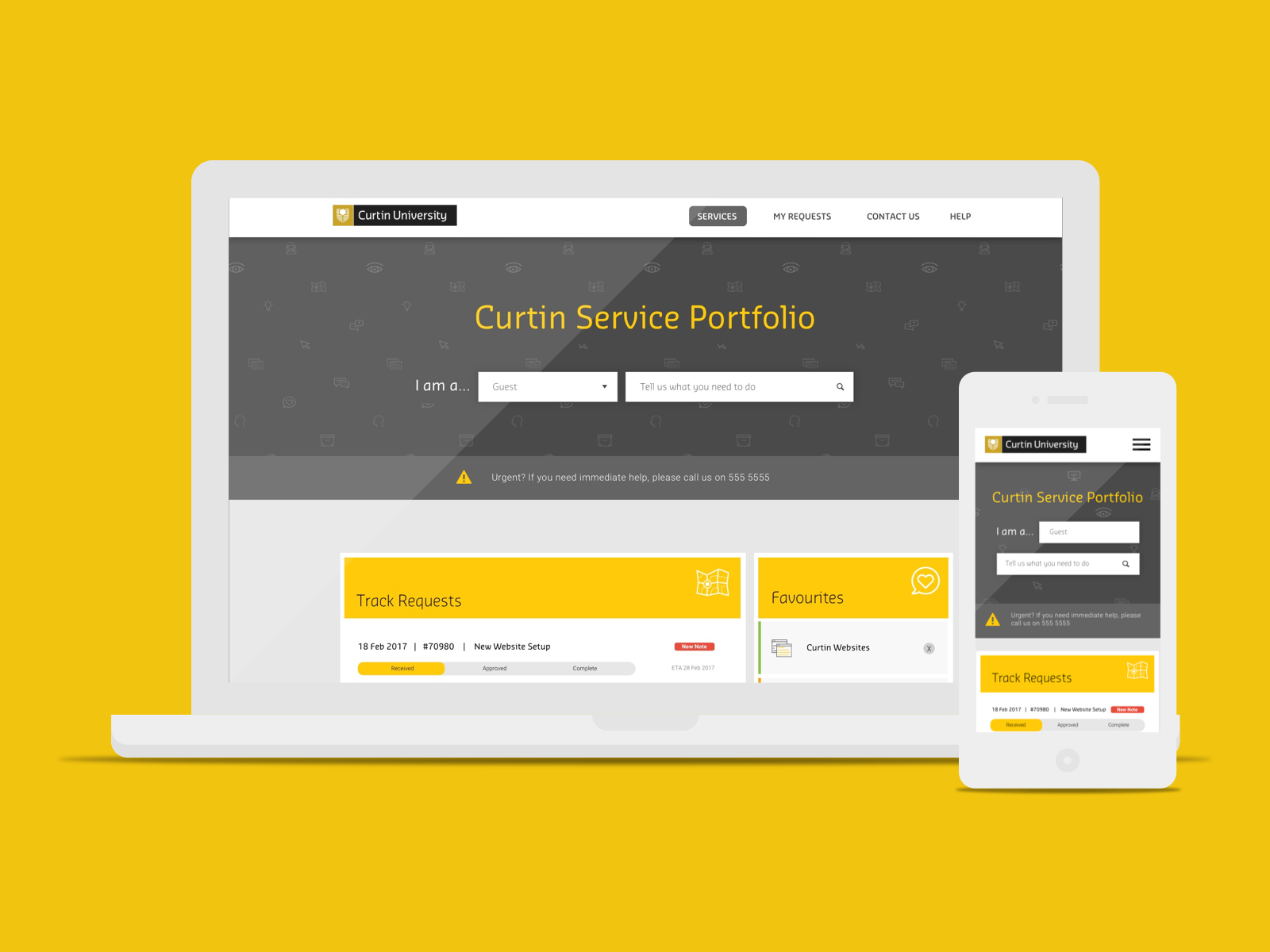 Preview for University IT Service Portal